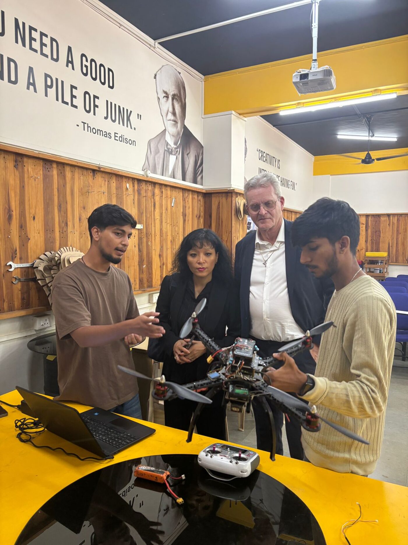 DDSI Tech Hub robotics demo, India